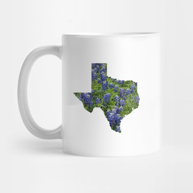 Pretty Bluebonnets Blooming in Texas Hillcountry Fields by Star58